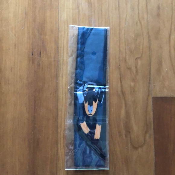 Brand New Black Daschund Twilly Scarf - Picture 4 of 4